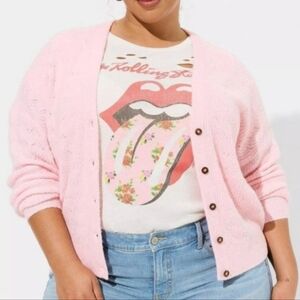 Torrid Vegan Cashmere Cardigan Sweater Size 1X (14-16)